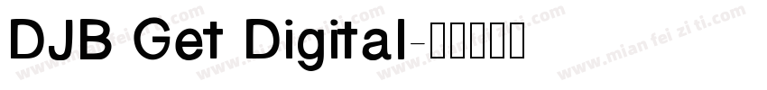 DJB Get Digital字体转换